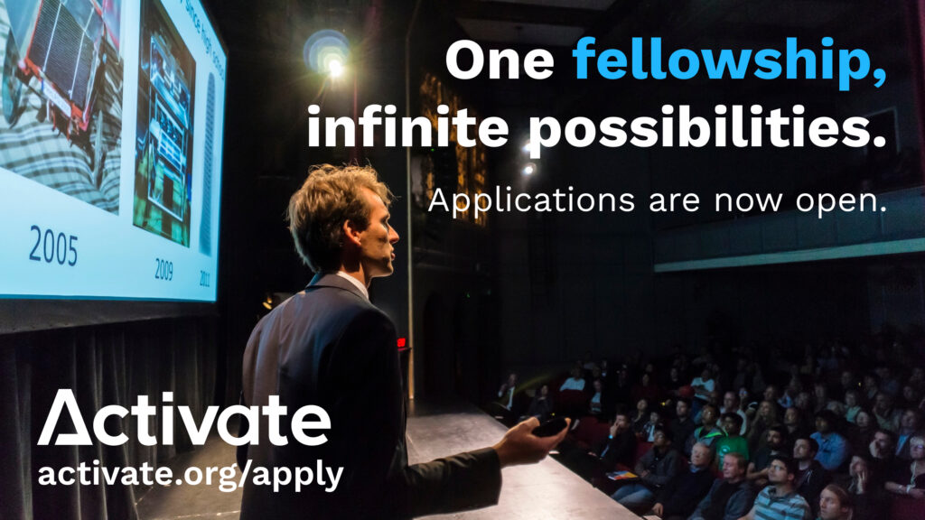 Activate Announces Cohort 2025 Fellowship Applications Are Open, Expecting Another Record Year of Applicants