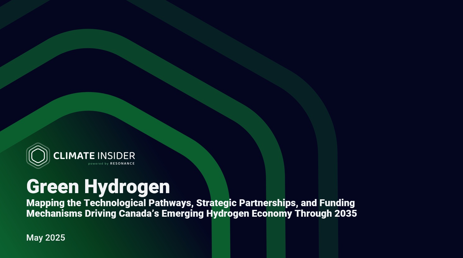 Climate Insider Green Hydrogen Report Uncovers What’s Driving Canada’s Emerging Hydrogen Economy Through 2035